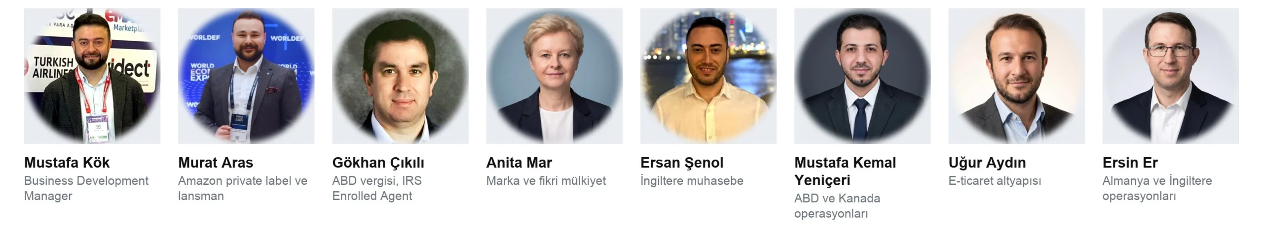 Export Partners ekibi: sekiz uzman